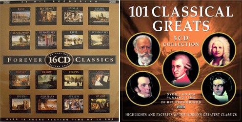 Великая 5. 101 Classics. Classical Music collection 50 CD. Ravel 101 Classical greats. The Greatest Classical collection ever. 50 CD.